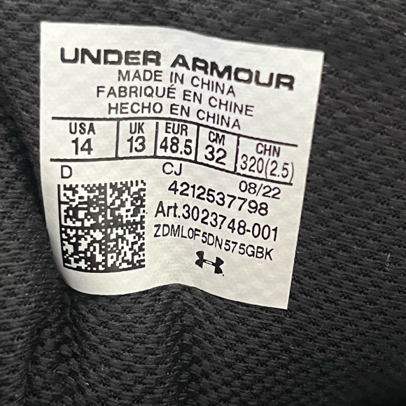 NEW Under Armour Micro G Valsetz Zip military and tactical boots black 14 - Picture 14 of 14